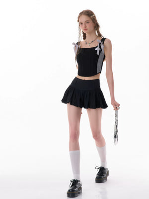 American High-End Short Lace Skirt