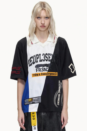 American Jersey Polo Top