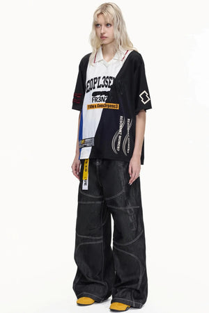 American Jersey Polo Top