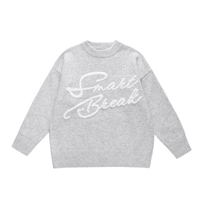American loose knitwear sweater