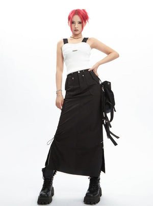 American Pocket Long Dress