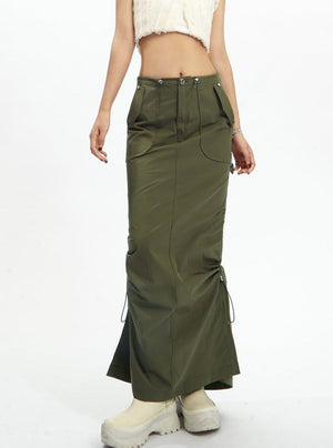 American Pocket Long Dress