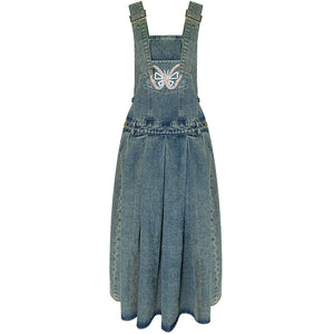 American Retro Design Sense Waist Butterfly Skirt