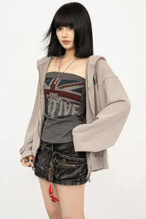 American Retro Hooded Jacket