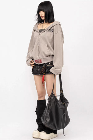 American Retro Hooded Jacket