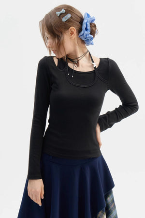 American Retro Knitted Shirt