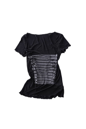 American Retro Print T-Shirt