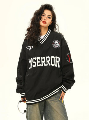American Retro V-Neck Sweatshirt