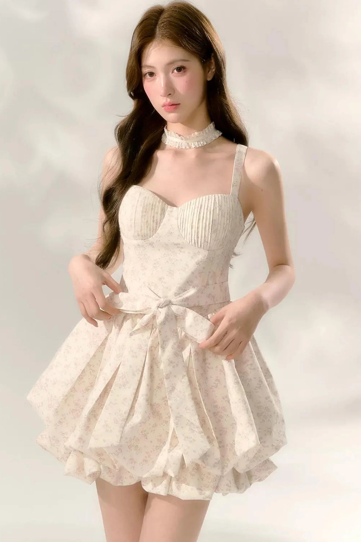 Antique Floral Bud Dress