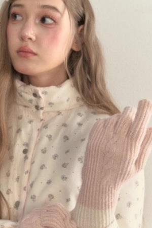 Arctic Twist Fleece Gloves