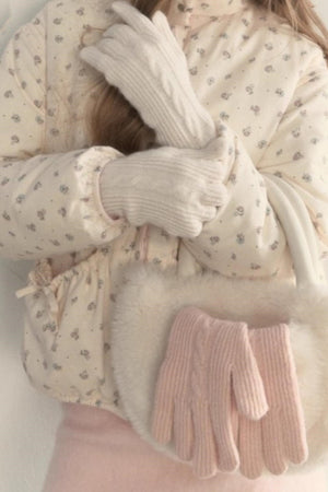 Arctic Twist Fleece Gloves