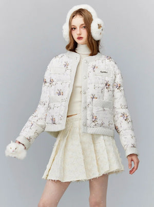 Around collar small think short coat