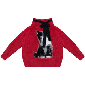 Arrogance Cat Pattern Sweater