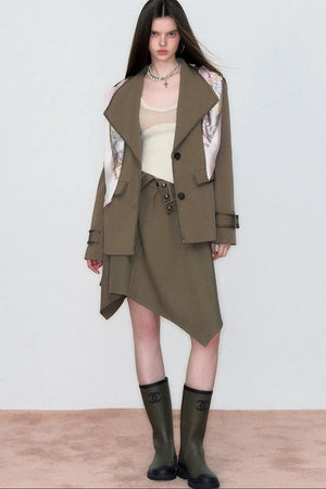 Asymmetrical A-Line Skirt