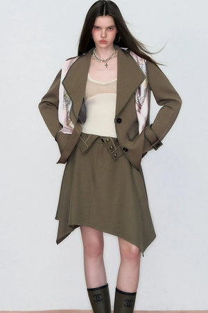 Asymmetrical A-Line Skirt