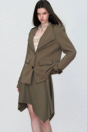 Asymmetrical A-Line Skirt