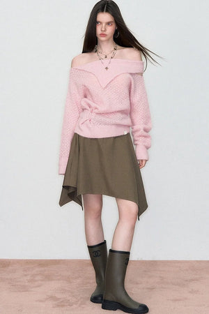 Asymmetrical A-Line Skirt