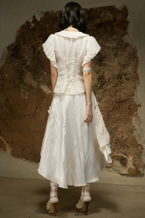 Asymmetrical High-Waisted Skirt