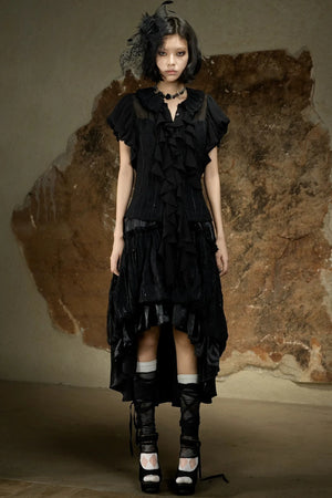 Asymmetrical High-Waisted Skirt