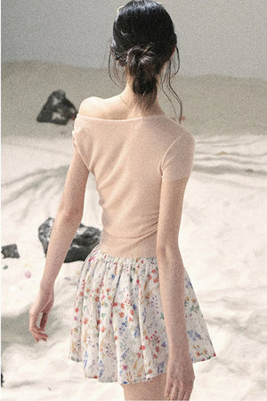 Asymmetrical Knot Crop Top