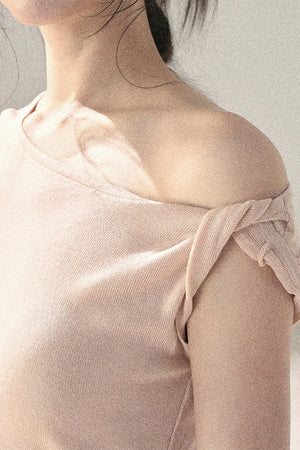 Asymmetrical Knot Crop Top
