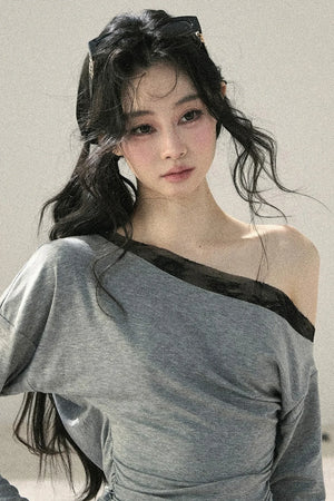 Asymmetrical Lace Summer Top