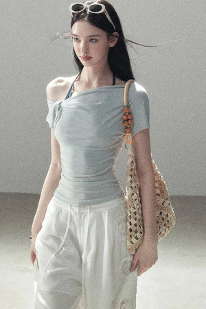 Asymmetrical Off-Shoulder Top