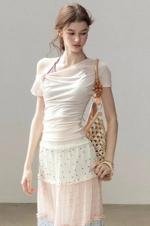 Asymmetrical Off-Shoulder Top