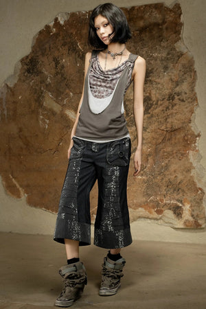 Asymmetrical Retro Vest