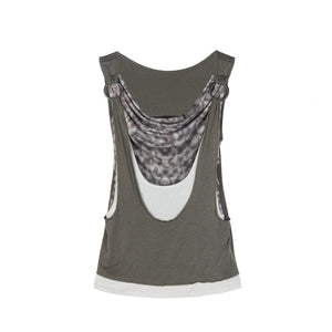 Asymmetrical Retro Vest