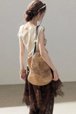 Asymmetrical Shoulder Summer Top