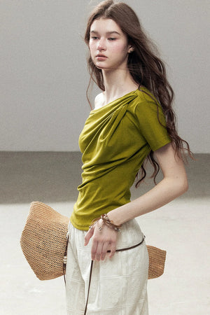 Asymmetrical Summer Commuter Top