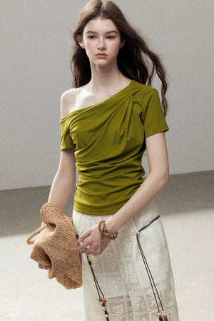 Asymmetrical Summer Commuter Top