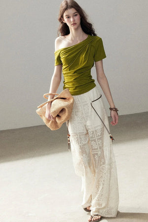 Asymmetrical Summer Commuter Top
