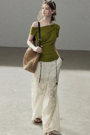 Asymmetrical Summer Commuter Top
