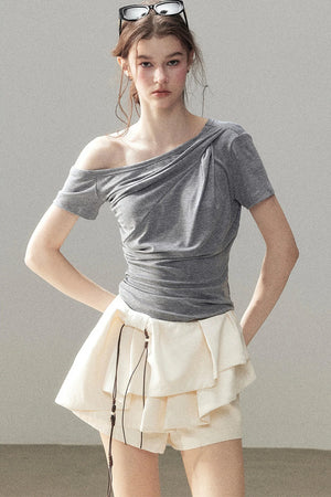 Asymmetrical Summer Commuter Top