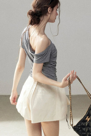Asymmetrical Summer Commuter Top