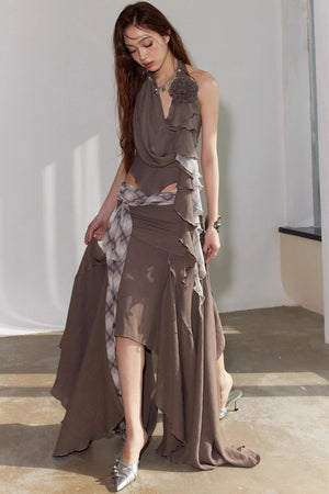Asymmetrical Swing Vest & Skirt Set-Up