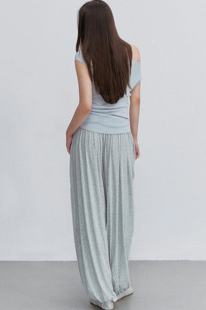 Asymmetrical Tencel Wool Top