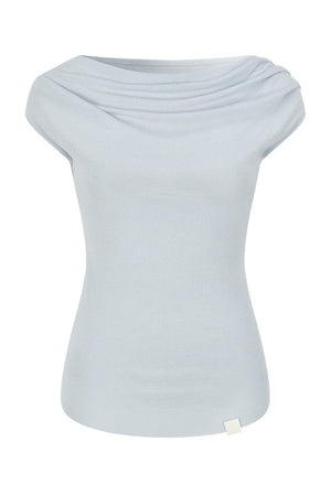 Asymmetrical Tencel Wool Top