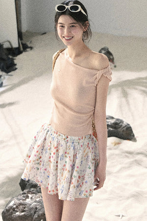 Asymmetrical Twist Summer Top