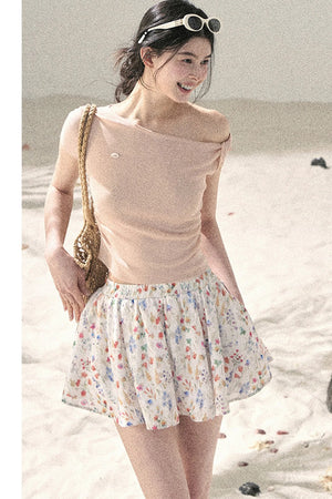 Asymmetrical Twist Summer Top
