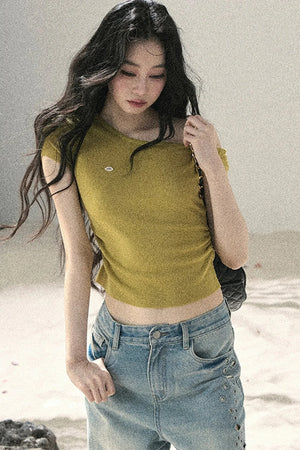 Asymmetrical Twist Summer Top