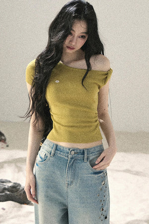 Asymmetrical Twist Summer Top