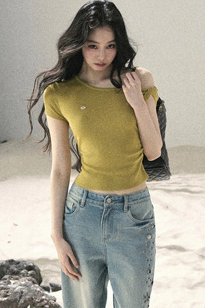 Asymmetrical Twist Summer Top