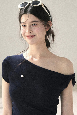 Asymmetrical Twist Summer Top