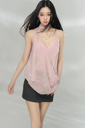 Asymmetrical V-Neck Camisole