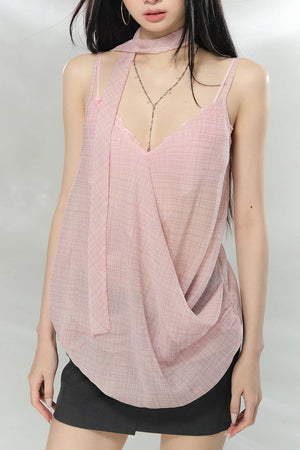Asymmetrical V-Neck Camisole