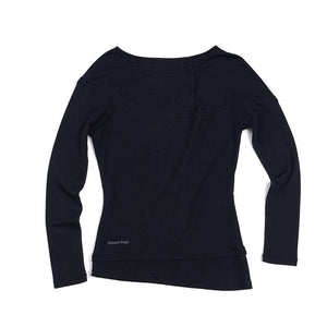 Asymmetrical Wool Blend Blouse