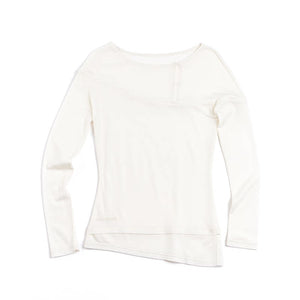 Asymmetrical Wool Blend Blouse